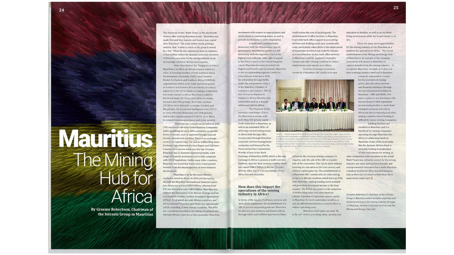 Mauritius: The Mining Hub For Africa